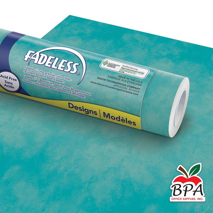 Pacon • Rollo de papel para bulletin board "Fadeless Color Wash Turquoise"