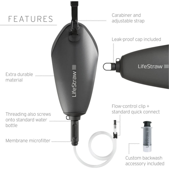 Peak Series 3-Litre Gravity Filter System