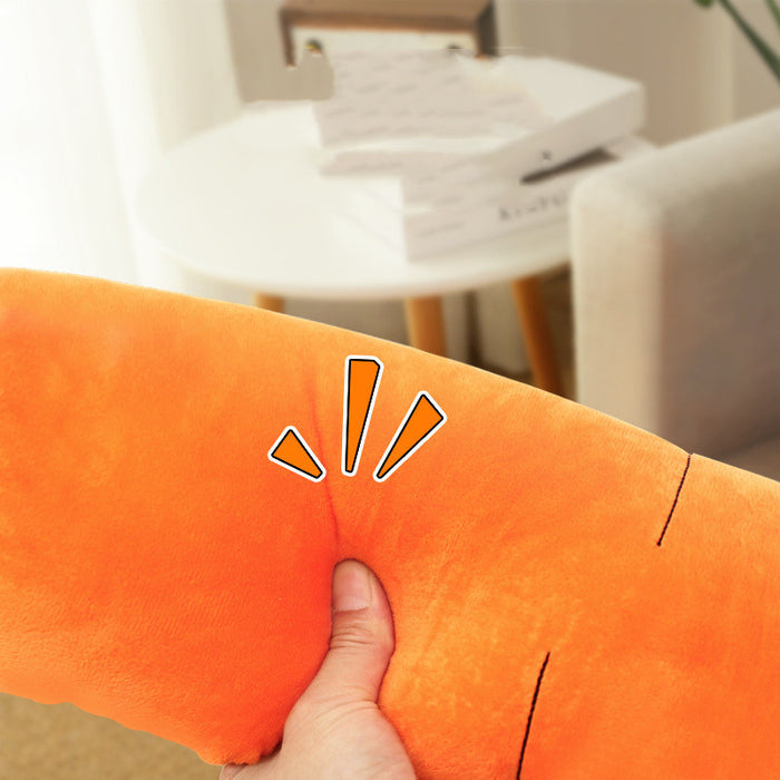 Pet Dog Carrot Shape Bite-resistant Molar Sounding Toy