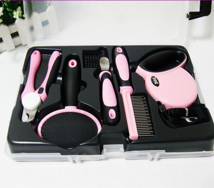 Pet Leash And Dog Walking Grooming Kit