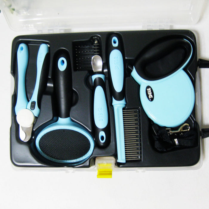Pet Leash And Dog Walking Grooming Kit