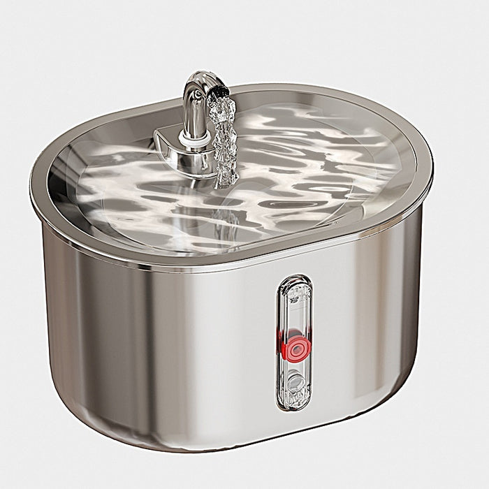 Pet Water Fountain 304 Stainless Steel Circulating Filtration For Cats