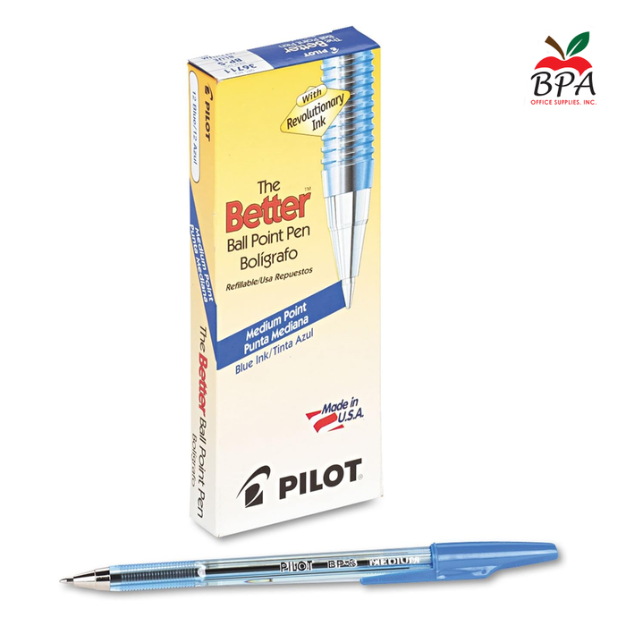 Pilot •  Bolígrafos Better Ballpoint - Medium - (Azul)