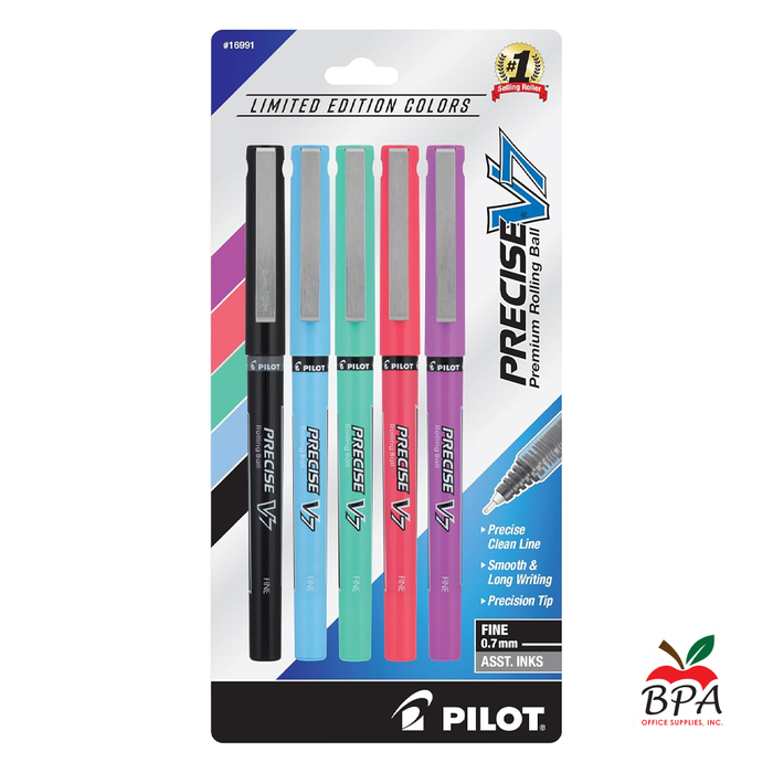 Pilot •  Bolígrafos Precise V7 Fine (set 5)