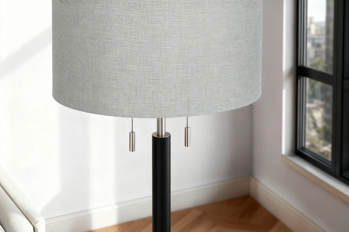 SILVANO DUAL™ – MODERN DOUBLE-LIGHT FLOOR LAMP – I 9748