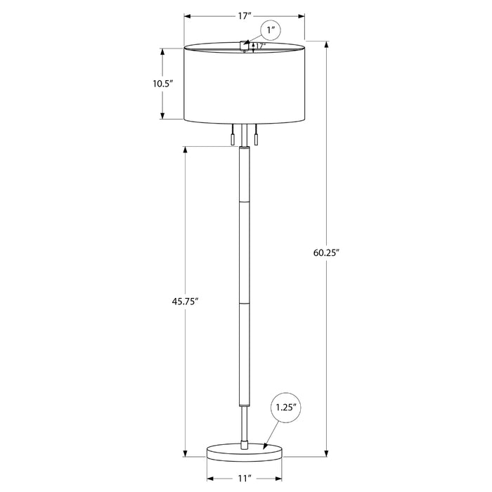SILVANO DUAL™ – MODERN DOUBLE-LIGHT FLOOR LAMP – I 9748