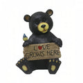 SITTING BEAR™ – LOVE GROWS HERE GARDEN DECOR – 75619-T