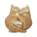 SLEEPING COUPLE CATS™ – ORANGE POLYRESIN STATUE – 87757-R