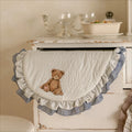 Soft Striped Round Pet Nest Pad