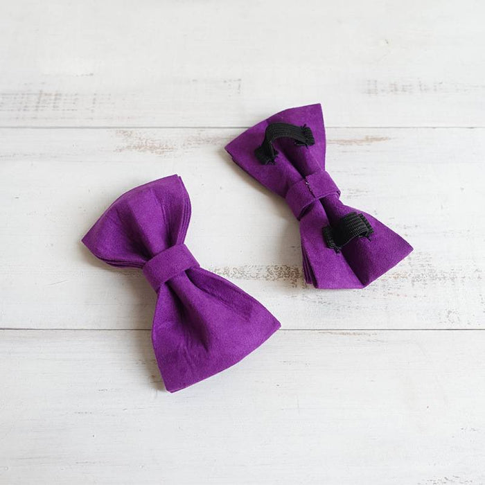 Solid Pet Bow Tie Collar Accessories