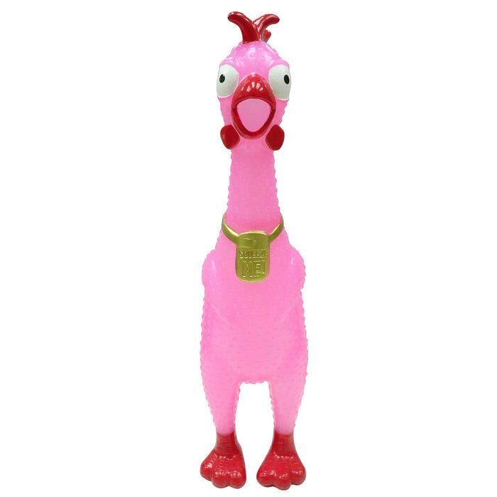 Squeeze Me Glow In The Dark Chicken - Medium