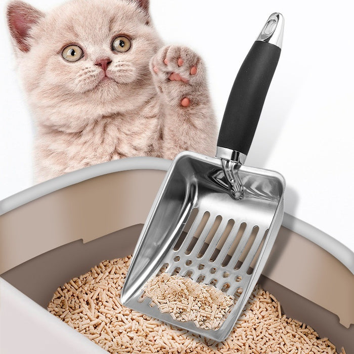 Stainless Steel Metal Litter Scoop Large Pet CatShovel