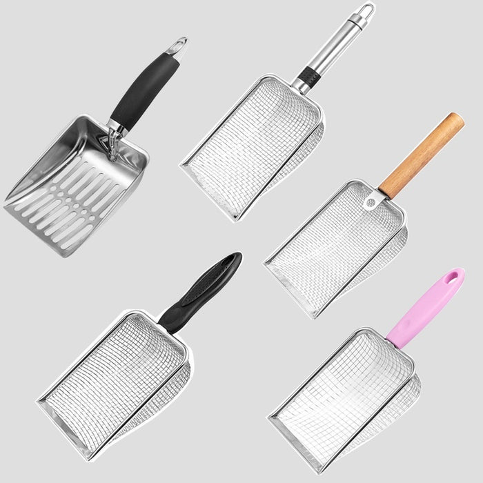 Stainless Steel Metal Litter Scoop Large Pet CatShovel