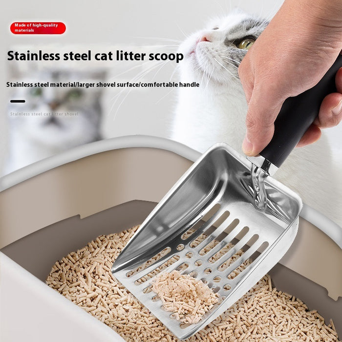 Stainless Steel Metal Litter Scoop Large Pet CatShovel