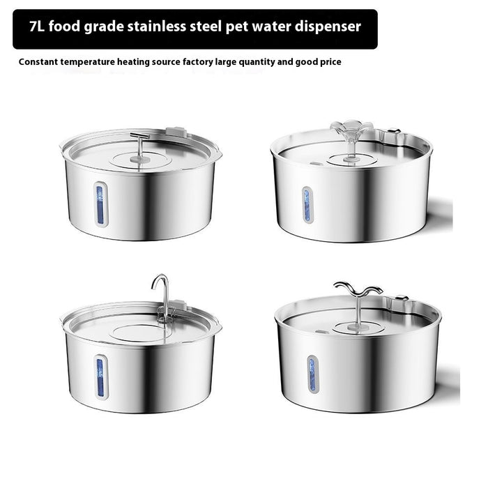 Stainless Steel Pet Water Dispenser Automatic Heating