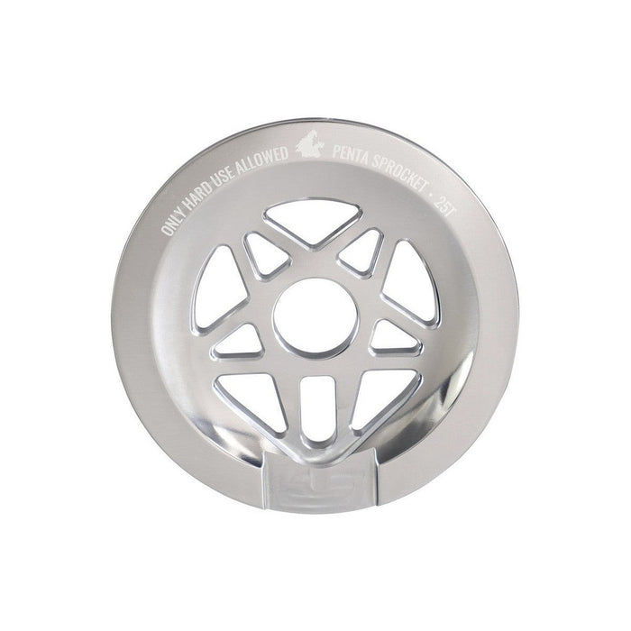 Stress BMX Penta Sprocket / Polished / 25T