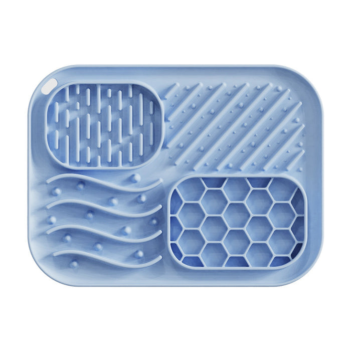 Suction Cup Dog Slow Feeder Anti-Choking Mat Bowl