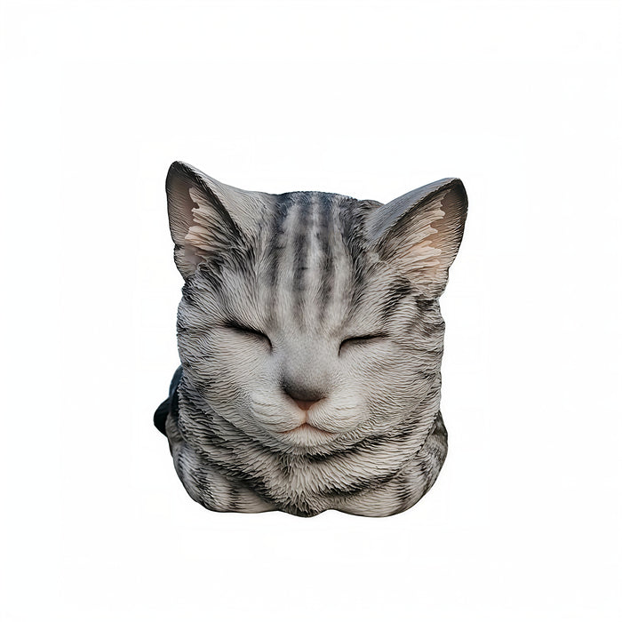 TABBY TRANQUILITY™ – NAPPING CAT SCULPTURE – 87729-D