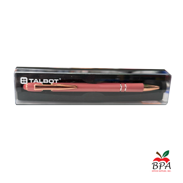 Talbot •  Bolígrafo (pink/rose gold) con estuche de regalo