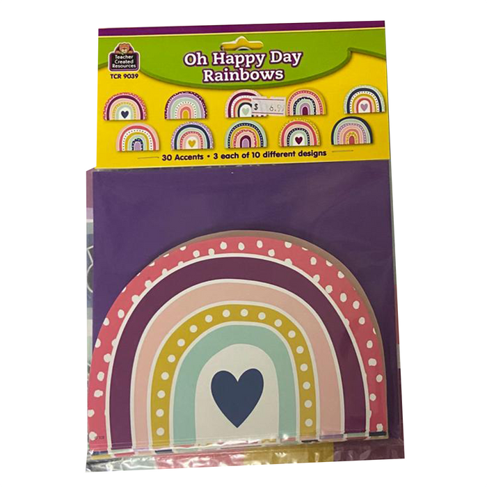 Teacher Created Resources •  Accents "Oh Happy Day Rainbows"