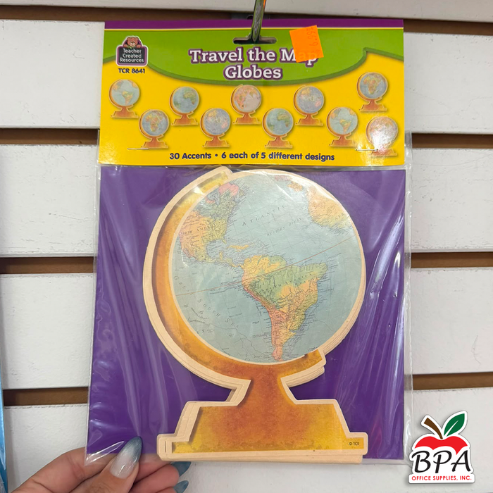 Teacher Created Resources •  Accents : "Travel the Map Globes"