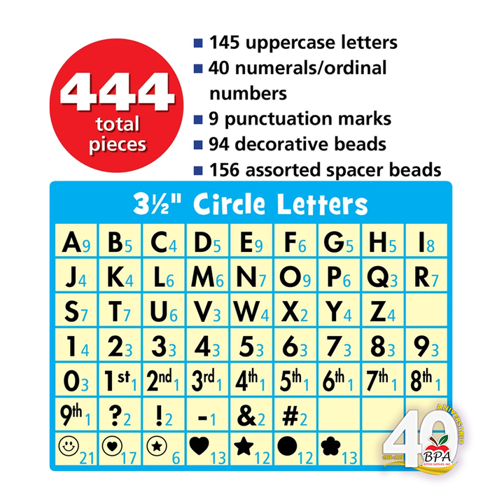 Teacher Created Resources • Letras Decorativas "Electric Bright 7" Fun Font Letters" (Copy)