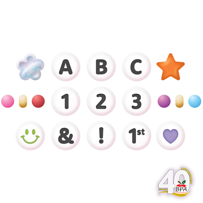 Teacher Created Resources • Letras Decorativas "Electric Bright 7" Fun Font Letters" (Copy)