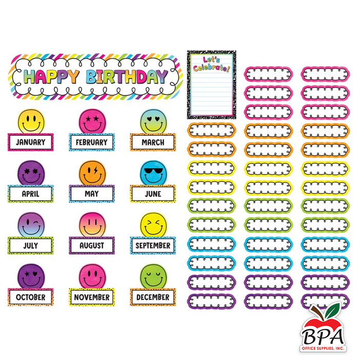 Teacher Created Resources • Mini Set-decorativo "Brights 4Ever - Happy Birthday"