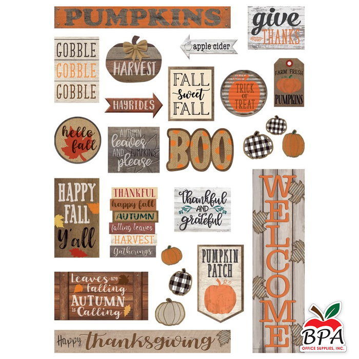 Teacher Created Resources • Mini Set-decorativo "Home Sweet Classrom - Happy Fall"
