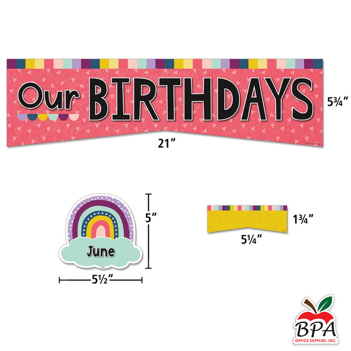 Teacher Created Resources • Mini Set-decorativo "Oh Happy Days - Our Birthday"