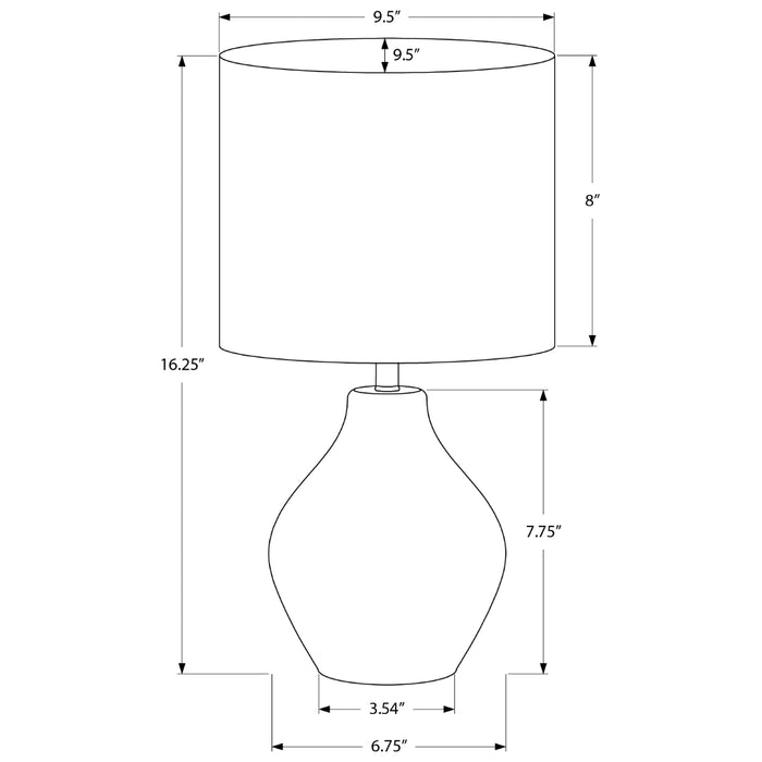 TERRAVA FORGE™ – CONTEMPORARY RESIN TABLE LAMP – I 9772