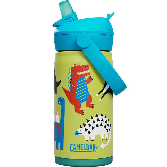 Thrive Flip Straw 350ml Insulated Stainless Steel Kid's Bottle