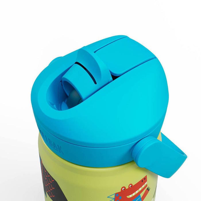 Thrive Flip Straw 350ml Insulated Stainless Steel Kid's Bottle