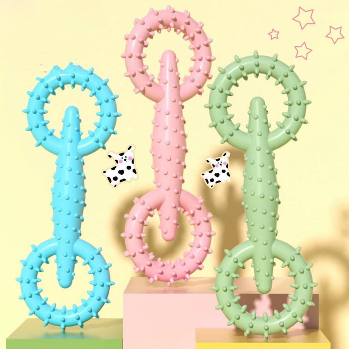 TPR Dog Chew Ring Teething Toy