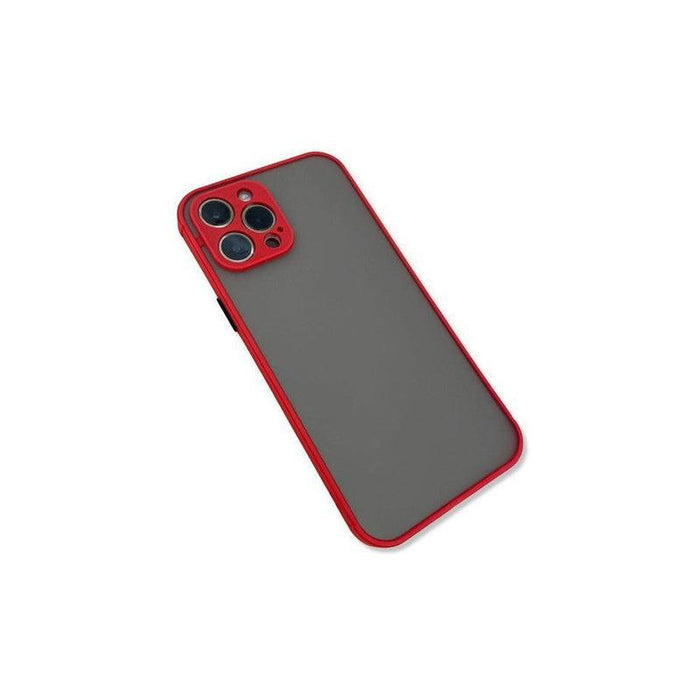 Translucent Frosted Case for iPhone 12 Pro - Red