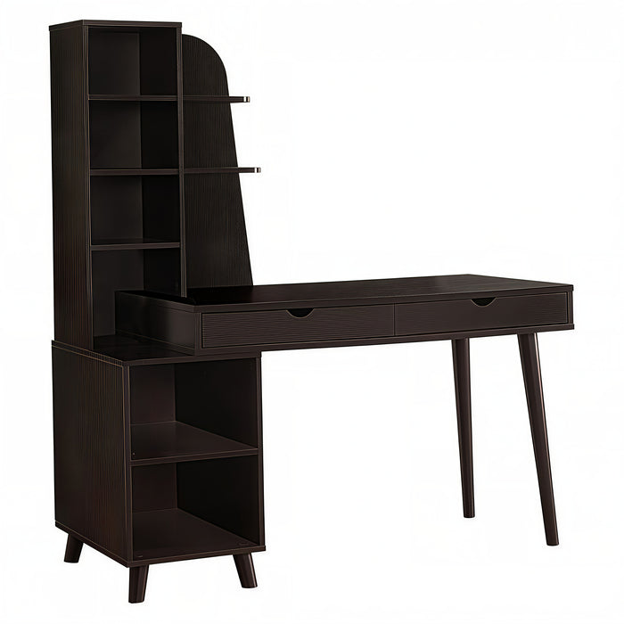 VELTORIA™ – COMPUTER DESK WITH BOOKCASE – I 7096