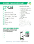 Weekly Bathroom Cleaning Checklist